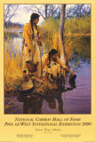Jóvenes Lakota en el agua Lámina por Ron S. Riddick Jóvenes Lakota en el agua Lámina por Ron S. Riddick