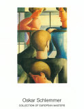 Gruppe Am Gelandernr, 1931 Affiches par Oskar Schlemmer