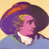 Goethe Red and Black Affiche par Andy Warhol
