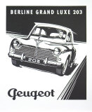 Peugeot, Berline Grand Luxe 203 Prints