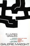 Fünf ernste Bücher, 1974 Sammlerdrucke von Eduardo Chillida