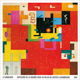 Wandteppich Fur Chandigarh, 1954 Plakater af Le Corbusier