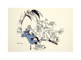 Rallye Mc-L'arrivee Collectable Print por Geo Ham Rallye Mc-L'arrivee Collectable Print por Geo Ham