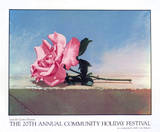 Community Holiday Festival, 1990 Serigrafía por John Kelley