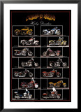 Motocicletta - Harley Davidson Poster Motocicletta - Harley Davidson Poster
