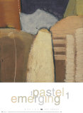 Emerging Pastel I Poster by Kamy 