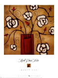 Red Vase II Posters by Maria Eva