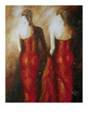 Ladies in Red Posters by Roel Hofman