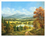 Chemin Qui Mene au Lac I Prints by Helmut Glassl