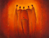Mysterious I Print by Liesbet Optendrees
