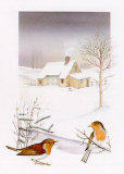 Autumn Birds Poster