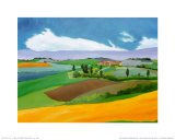 Sommer in der Provence I Poster von L. Vallet