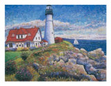 Portland Point Light Perfume Posters by Guy Begin