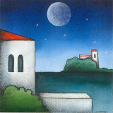 Mediterranean by Night I Prints by Urpina