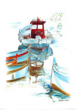 Porto Mediterranio III Posters by Daniela Lecchi Porto Mediterranio III Posters by Daniela Lecchi