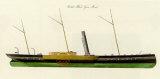 Paddle Wheel Boat Art by G. Fitzwilliams