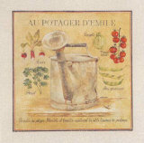 Au Potager d'Emile Posters by Pascal Cessou