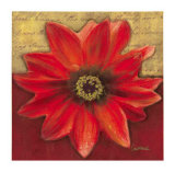 Flower Romance I I( Gold Foil) Lámina por Courtland