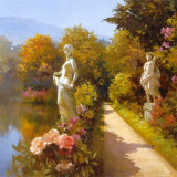 Wassergarten I Kunstdrucke von Spartaco Lombardo