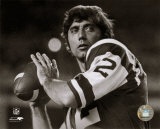 Joe Namath - Posed Passing Without Helmet (B & W) Photo Joe Namath - Posed Passing Without Helmet (B & W) Photo