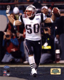 Mike Vrabel freut sich beim Super Bowl XXXIX über seinen Touchdown-Fang im 3. Viertel Foto