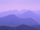 Mountains Disappearing into Mist Photographic Print by Ingo Jezierski