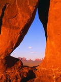 Teardrop Window in Monument Valley Photographic Print by L. Clarke