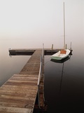 Sailboat Tied to Dock Photographie par Peter Finger