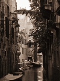 Apartments Along Narrow Canal Photographic Print