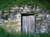 Door to Underground Root Cellar Photographic Print