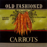 Old Fashioned Carrots Posters by Kimberly Poloson