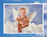 Heavenly Kids Harp Posters por Tom Arma