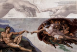 Adams skapelse Posters av Michelangelo Buonarroti Adams skapelse Posters av Michelangelo Buonarroti