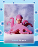 Baby Octopus Póster por Tom Arma