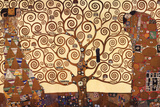 De levensboom, Stoclet fries, ca.1909 Poster van Gustav Klimt De levensboom, Stoclet fries, ca.1909 Poster van Gustav Klimt