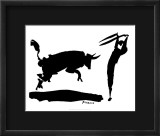 Bullfight III Print van Pablo Picasso Bullfight III Print van Pablo Picasso