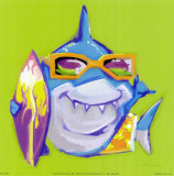 Look Out Shark Posters van Anthony Morrow Look Out Shark Posters van Anthony Morrow
