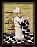 Tossing Chef Posters by Dena Marie