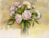 Peonies I Art by Carol Elizabeth