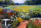 Elaine's Garden II Print by Carol Elizabeth