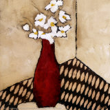 Red Vase Prints by Judi Bagnato