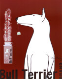 Bullterrier-te (Bull Terrier Tea) Affischer av Ken Bailey