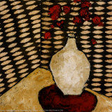White Vase Art by Judi Bagnato