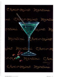 Choco-Mint Martini Art by Janet Kruskamp