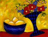 Lemons Harlequin Posters by Julie Fillo