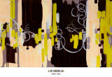 Untitled I, White Swirls on Brown and Green Pósters por Lisa Kowalski Untitled I, White Swirls on Brown and Green Pósters por Lisa Kowalski
