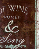 Of Wine, Women and Song Poster van Rodney White