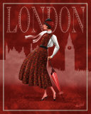 Elégance internationale II Posters par Thomas Wood