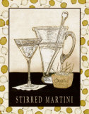 Martini mélangé Posters par Sally Ray Cairns