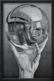 Mano con esfera reflectante Arte por M. C. Escher Mano con esfera reflectante Arte por M. C. Escher